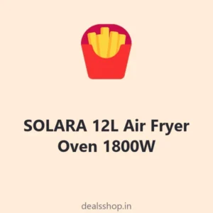 SOLARA 12L Air Fryer Oven 1800W