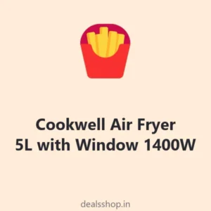 Cookwell Air Fryer 5L with Window 1400W