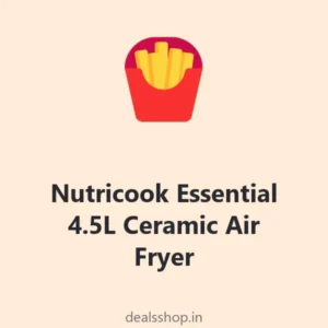 Nutricook Essential 4.5L Ceramic Air Fryer (AFE150IN)