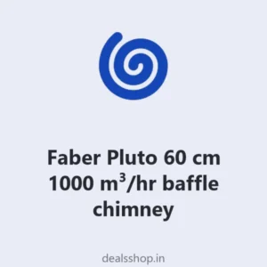 Faber Pluto 60 cm 1000 m³/hr baffle chimney