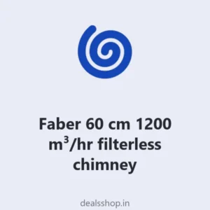 Faber 60 cm 1200 m³/hr filterless chimney
