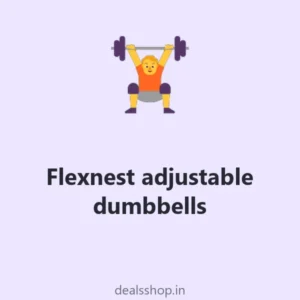 Flexnest adjustable dumbbells, 2.5–24 kg pair