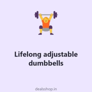 Lifelong adjustable dumbbells, 2–5 kg pair