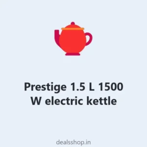 Prestige 1.5 L 1500 W electric kettle (red)