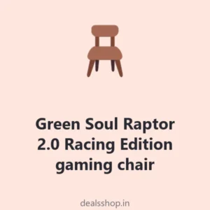 Green Soul Raptor 2.0 Racing Edition gaming chair