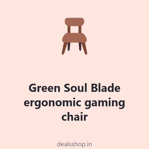 Green Soul Blade ergonomic gaming chair