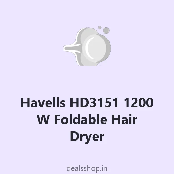 Havells HD3151 1200 W Foldable Hair Dryer (3 heat, cool shot)