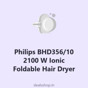 Philips BHD356/10 2100 W Ionic Foldable Hair Dryer