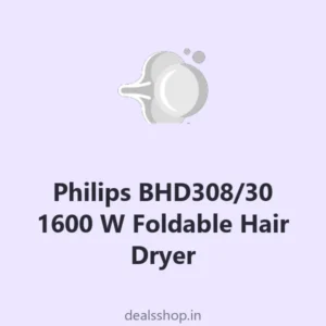 Philips BHD308/30 1600 W Foldable Hair Dryer (ThermoProtect Airflower)