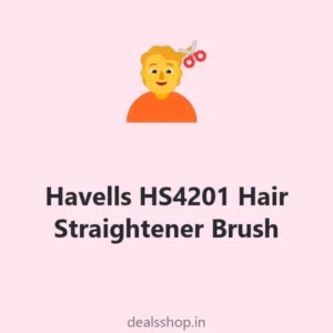 Havells HS4201 Hair Straightener Brush (temperature control)