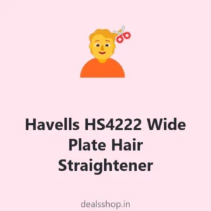 Havells HS4222 Wide Plate Hair Straightener (5 settings, 150–230°C)