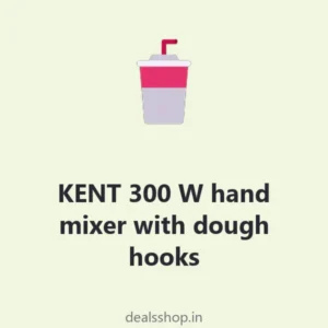 KENT 300 W hand mixer with dough hooks