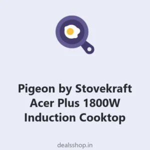 Pigeon by Stovekraft Acer Plus 1800W Induction Cooktop, Feather Touch Control