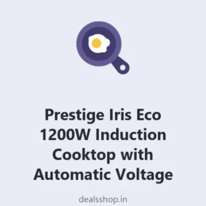 Prestige Iris Eco 1200W Induction Cooktop with Automatic Voltage Regulator