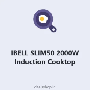 IBELL SLIM50 2000W Induction Cooktop, Digital Touch Control, Auto Shut-Off