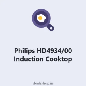 Philips HD4934/00 Induction Cooktop, Black & Grey