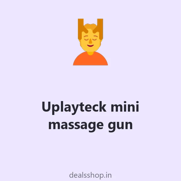 Uplayteck mini massage gun