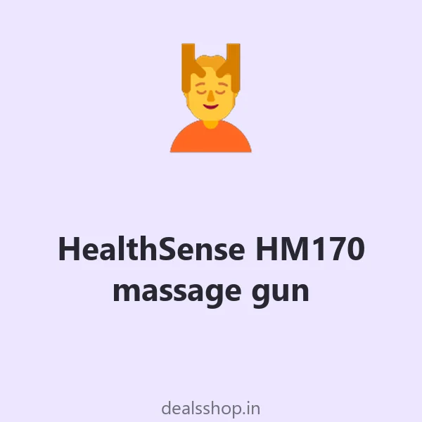 HealthSense HM170 massage gun