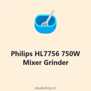Philips HL7756 750W Mixer Grinder, 3 Stainless Steel Jars