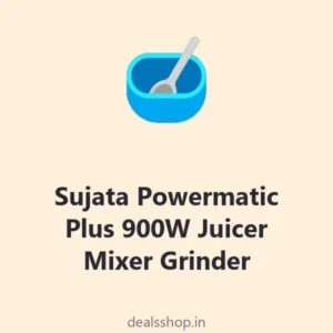 Sujata Powermatic Plus 900W Juicer Mixer Grinder, 2 Jars