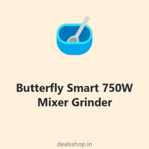 Butterfly Smart 750W Mixer Grinder, 4 Jars