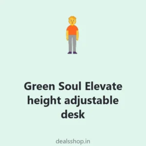 Green Soul Elevate height adjustable desk