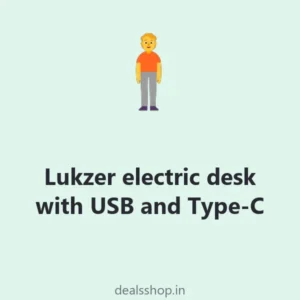Lukzer electric desk with USB and Type-C