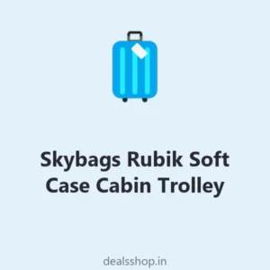 Skybags Rubik Soft Case Cabin Trolley (Polyester, expandable)