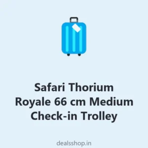 Safari Thorium Royale 66 cm Medium Check-in Trolley (Polycarbonate, TSA lock, 8 wheels)