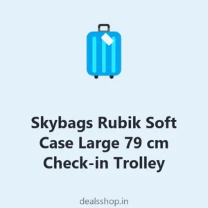 Skybags Rubik Soft Case Large 79 cm Check-in Trolley (Polyester, expandable)