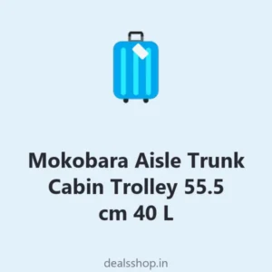 Mokobara Aisle Trunk Cabin Trolley 55.5 cm 40 L (Polycarbonate, TSA lock)