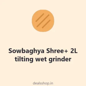 Sowbaghya Shree+ 2L tilting wet grinder